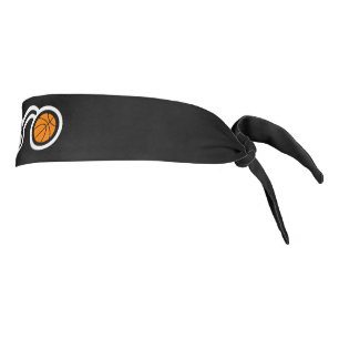 Basketball logo sports headband for men and women