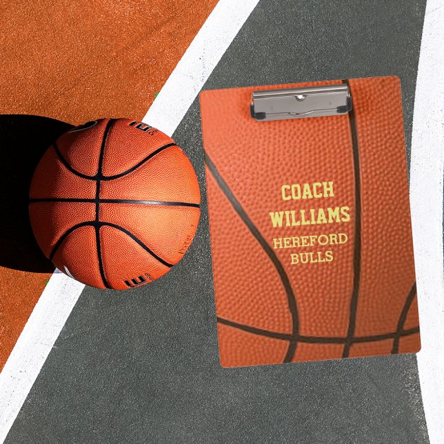 Basketball Look Personalized Clipboard (Creator Uploaded)
