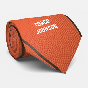 Basketball Look Personalized Neck Tie