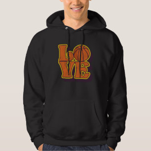 Basketball Love Ball My Life And Passion Player Ba Hoodie