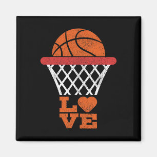 Basketball Love Basketball Lover Girl Boy Basketba Magnet