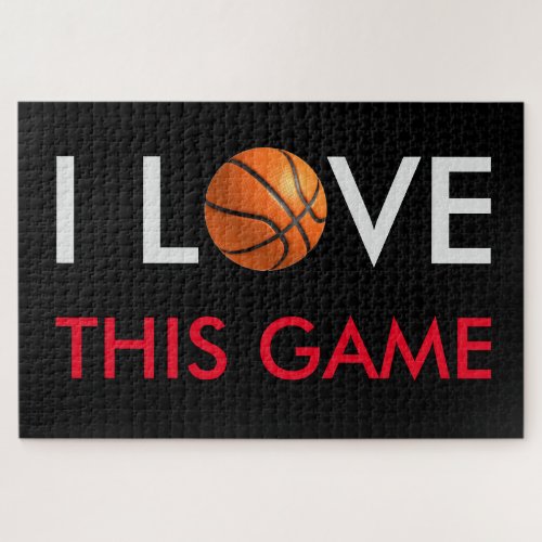 Basketball Love Game Jigsaw Puzzle