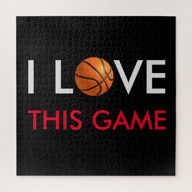 Basketball Love Game Jigsaw Puzzle (Vertical)