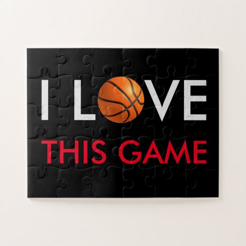 Basketball Love Game Jigsaw Puzzle