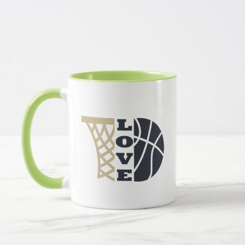 basketball love mug