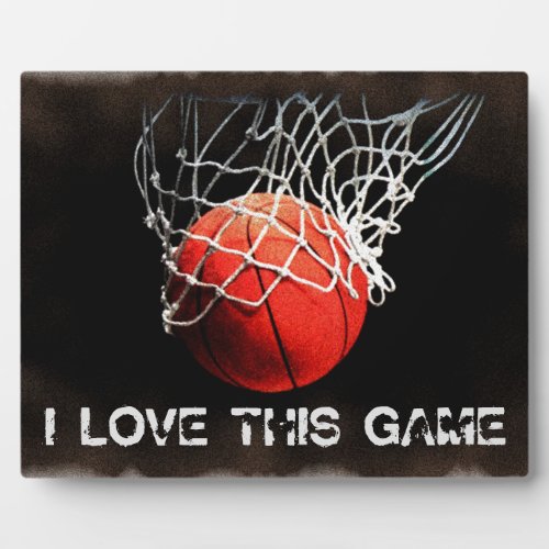 Basketball Love Plaque
