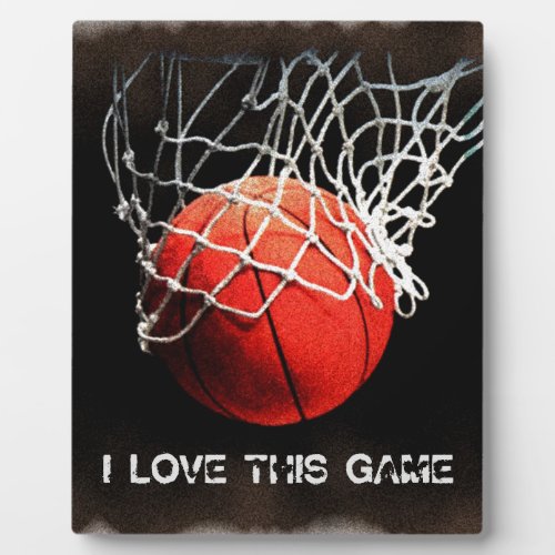 Basketball Love Plaque