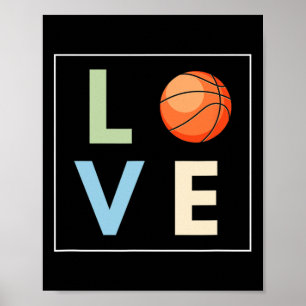 Basketball Love Poster