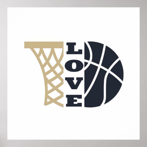basketball love poster