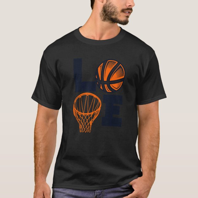 Basketball Love Pro Player Professional Basketball T-Shirt (Front)