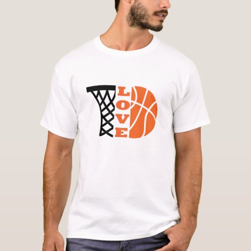 basketball love  T_Shirt