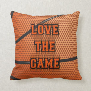 Basketball Love the Game Throw Pillow