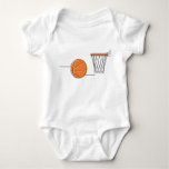 Basketball Lover Baby Bodysuit at Zazzle