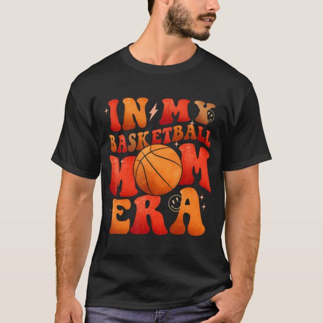 Basketball Lover Ball Mom T-Shirt (Front)