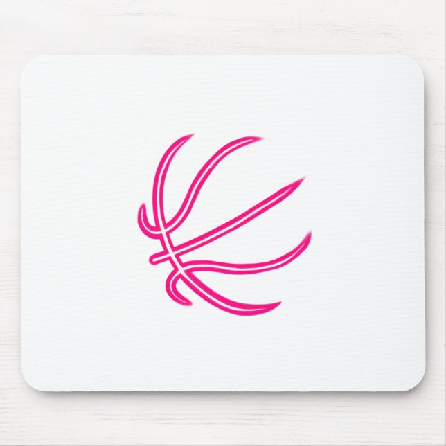 Basketball Lover Baskeetball Ball  Mouse Pad (Front)