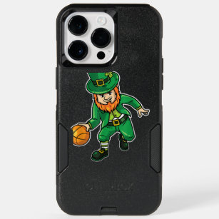 Basketball Lover March Saint Patricks Day  OtterBox iPhone 14 Pro Max Case