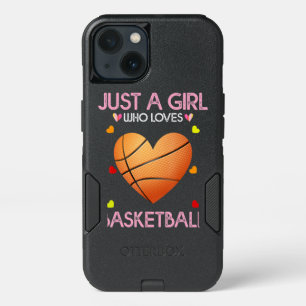 Basketball Lover Women Gift Just A Girl Who Loves iPhone 13 Case