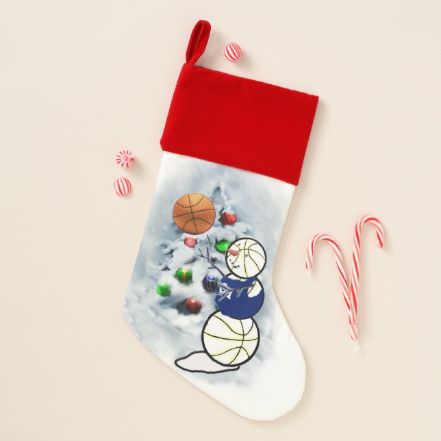 Basketball Lovers Christmas Stocking (Front)