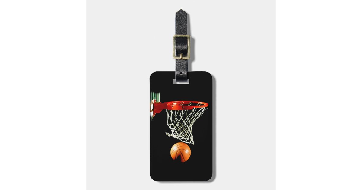 en plastique résistante Boucles-Lot de 1 Tagcrazy Sports Luggage Tags Basket-ball Design