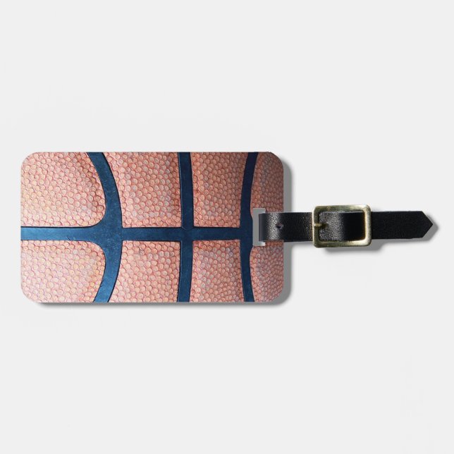 Basketball Luggage Tag (Front Horizontal)
