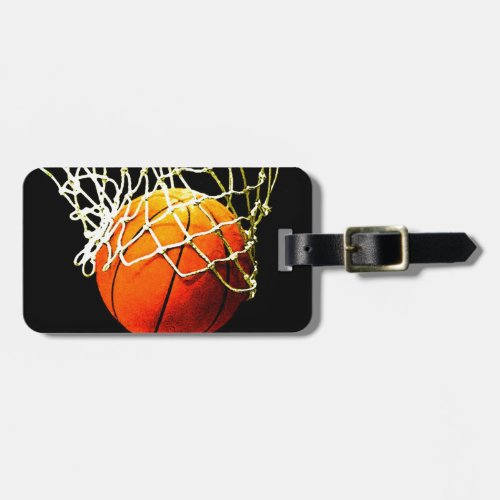 Basketball Luggage Tag