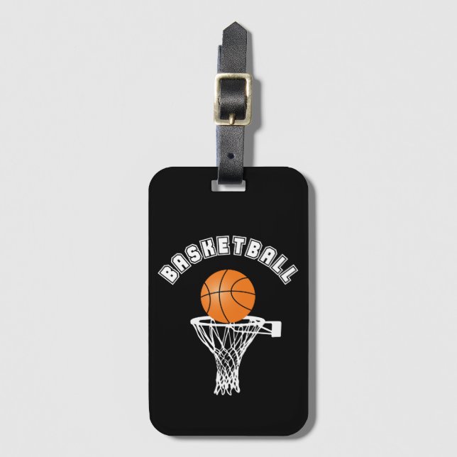 Basketball Luggage Tag (Front Vertical)