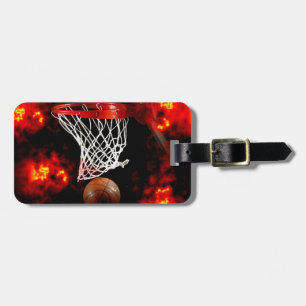 Basketball Luggage Tag