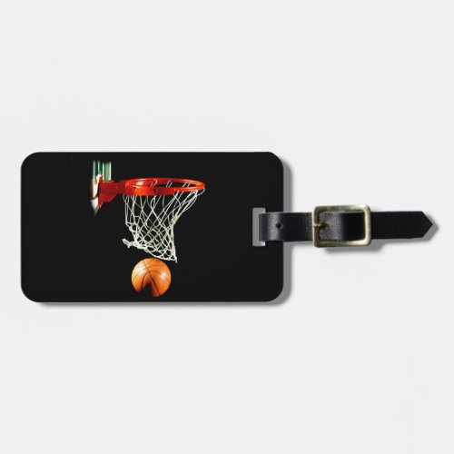 Basketball Luggage Tag