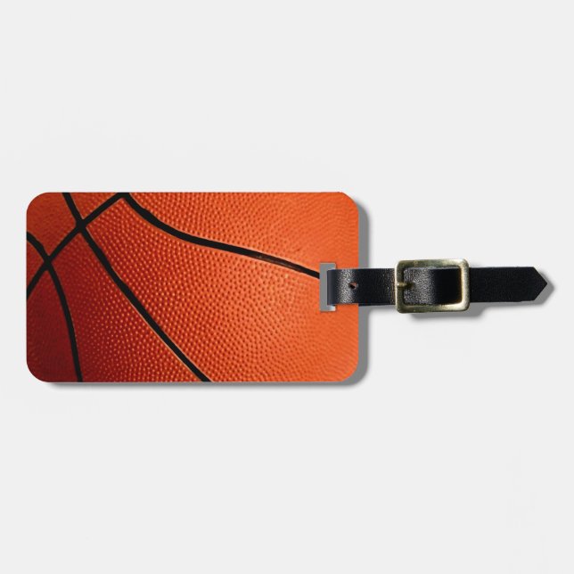 Basketball Luggage Tag (Front Horizontal)