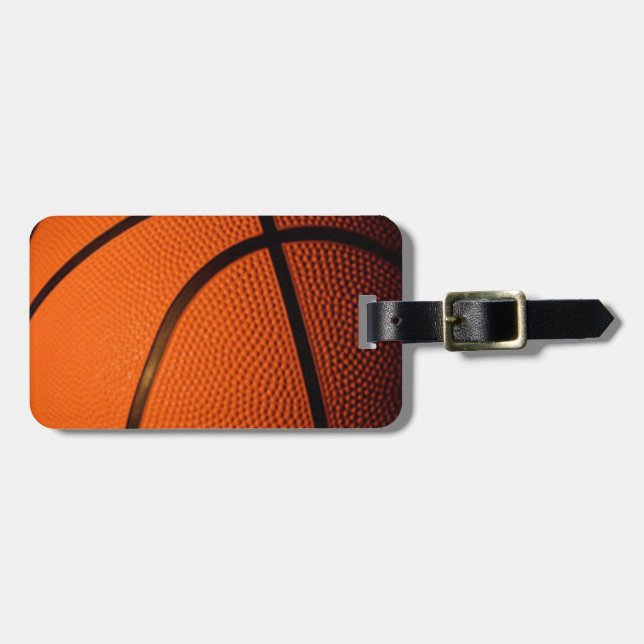 Basketball Luggage Tag (Front Horizontal)