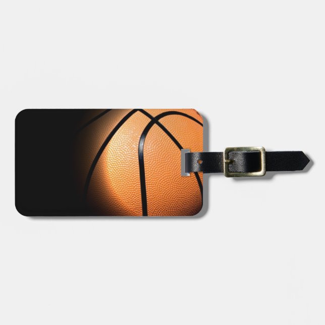 Basketball Luggage Tag (Front Horizontal)