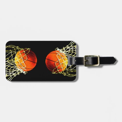 Basketball Luggage Tags