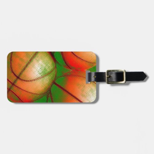 Basketball Luggage Tags