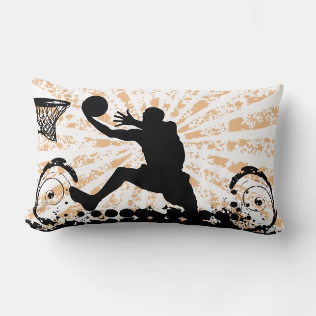 Basketball Lumbar Pillow (Front)
