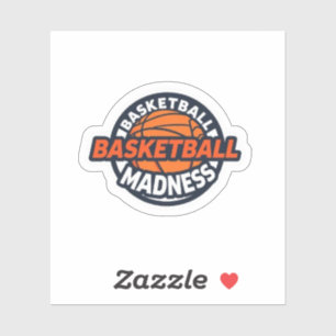 Basketball Madness Hoop Life Athlete Fan Sticker
