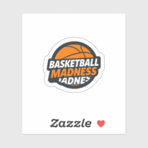 Basketball Madness March Tournament Sports Sticker
