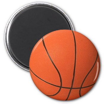Basketball Magnet by pixelholic at Zazzle
