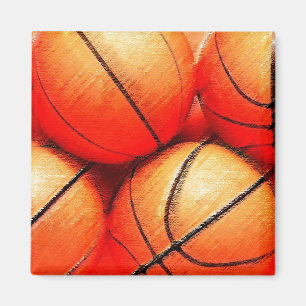 Basketball Magnet