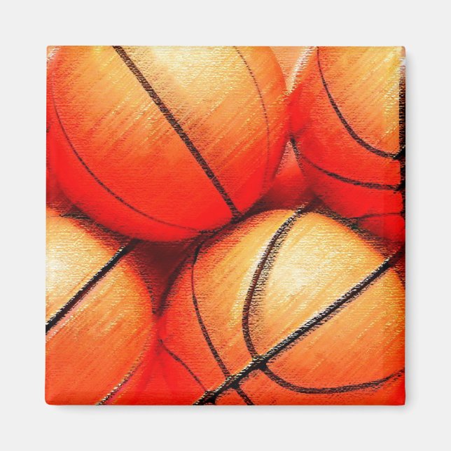 Basketball Magnet (Front)