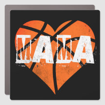 Basketball Mama Car Magnet