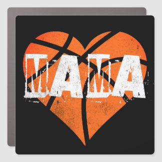 Basketball Mama Car Magnet
