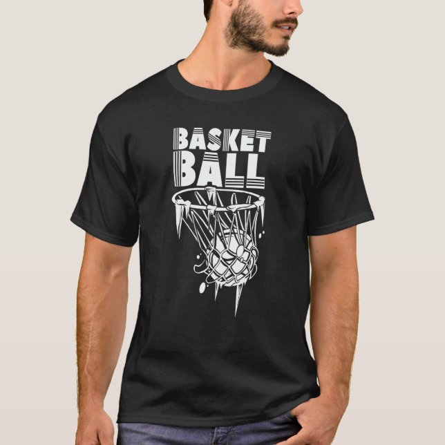 Basketball Match Coach Player Team T-Shirt (Front)