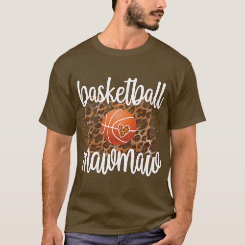 Basketball Mawmaw Grandma Mawmaw Of A Basketball P T_Shirt