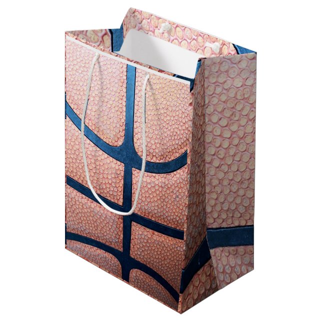 Basketball Medium Gift Bag (Front Angled)