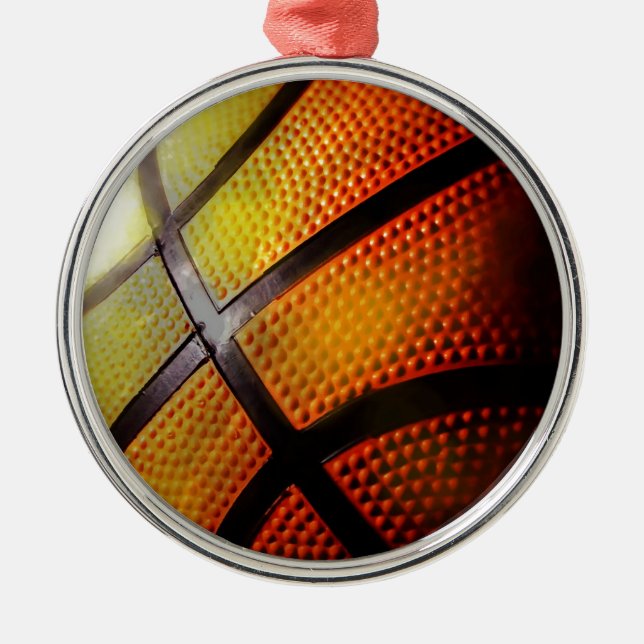 Basketball Metal Ornament (Front)