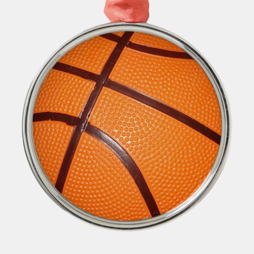 Basketball Metal Ornament