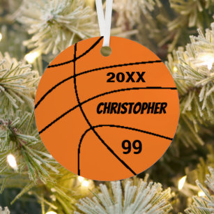 Personalized Christmas Ornament Basketball/ Boys/Girls/ Sports