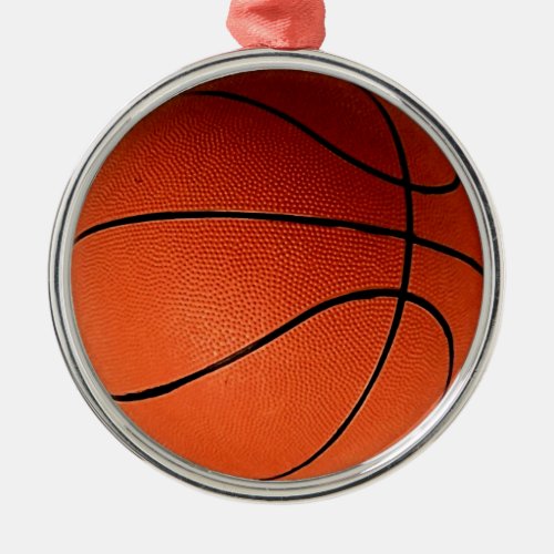 Basketball Metal Ornament