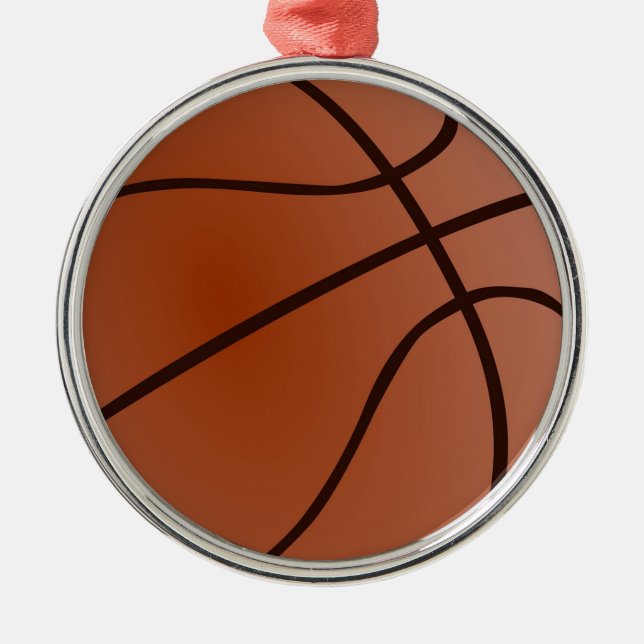 Basketball Metal Ornament (Front)