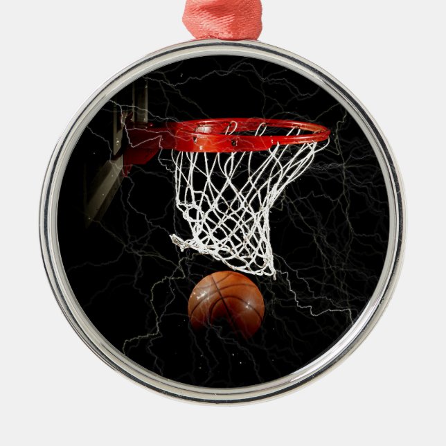 Basketball Metal Ornament (Front)